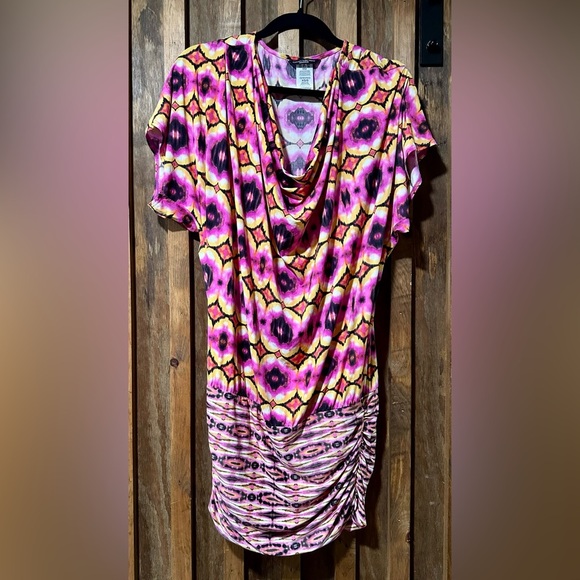 Carmen Marc Valvo Bright Colored Swimsuit Coverup/Dress Small - Picture 1 of 3